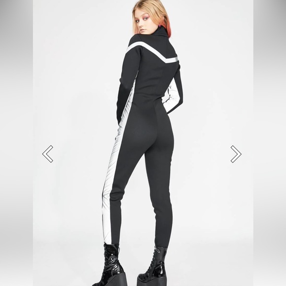 Club Exx Ultrasonic Apex Reflective Catsuit - Picture 4 of 5